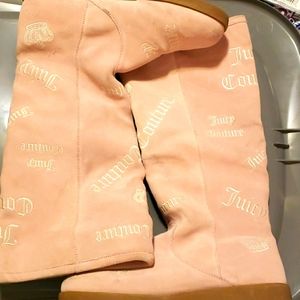 Juicy Couture pink boots